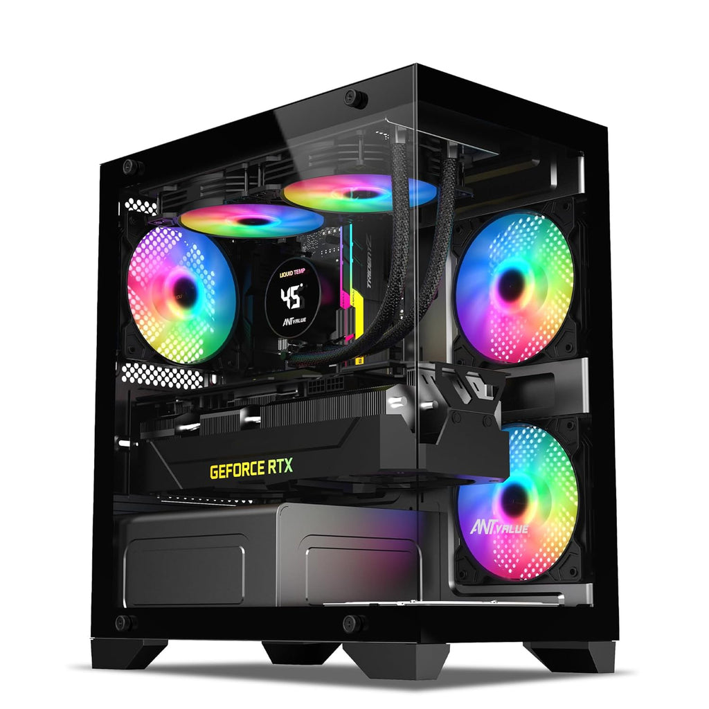 Mid-Tower ATX Gaming PC Computer Case - Black