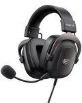 havit H2002d Gaming Headsets for PS4, PS5, PC, Xbox Series X|S, Xbox One Controller Gaming Headphones with Mic - 53mm Drivers - Durable Aluminum Frame, Wired, On Ear, Black