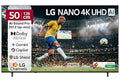 LG 126 cms (50 inches) NU87 AI Series Nano 4K Ultra HD Smart webOS VA LED TV